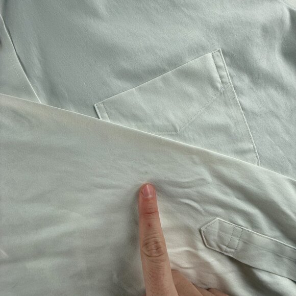 Brooks Brothers 16.5 33 Regent Fit Non Iron Stretch White Long Sleeve Button Up - Picture 12 of 16